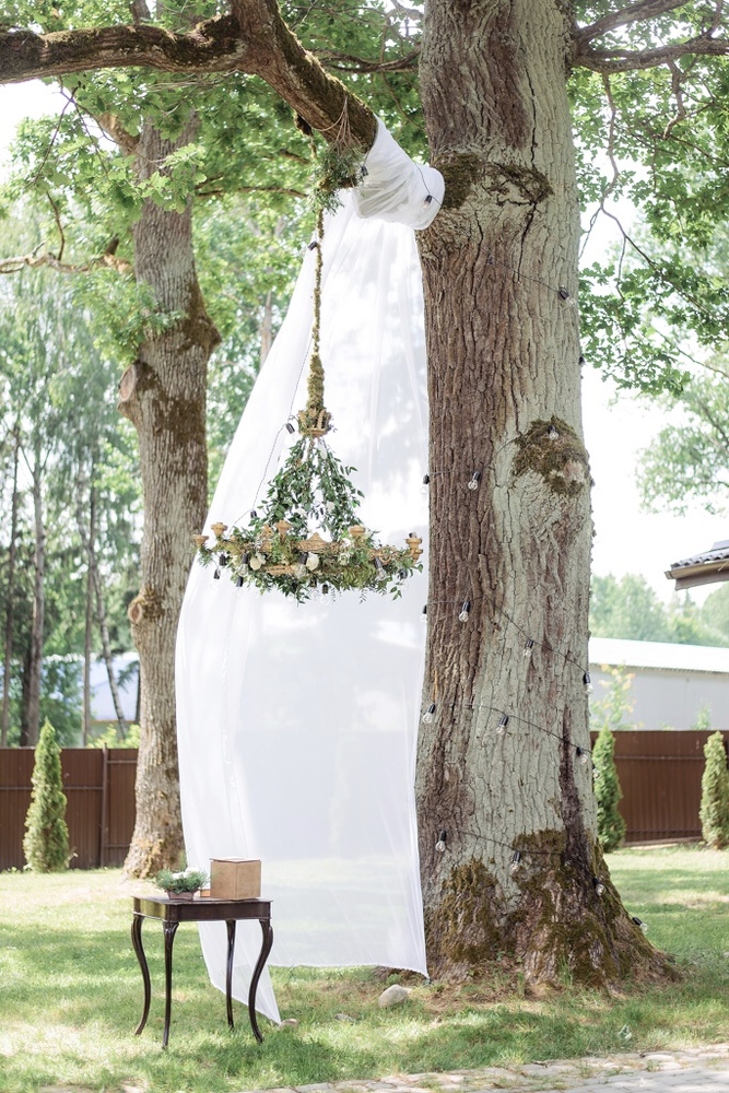 Оформление свадьбы в рустикальном стиле 