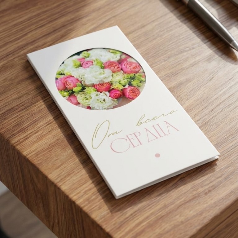 Конверт для денег "От всего сердца"