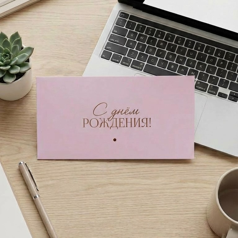 Конверт для денег "С днем рождения"