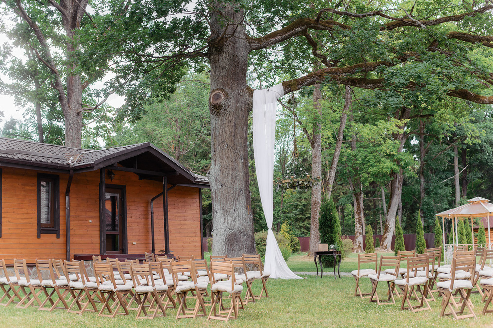 Оформление свадьбы в рустикальном стиле 