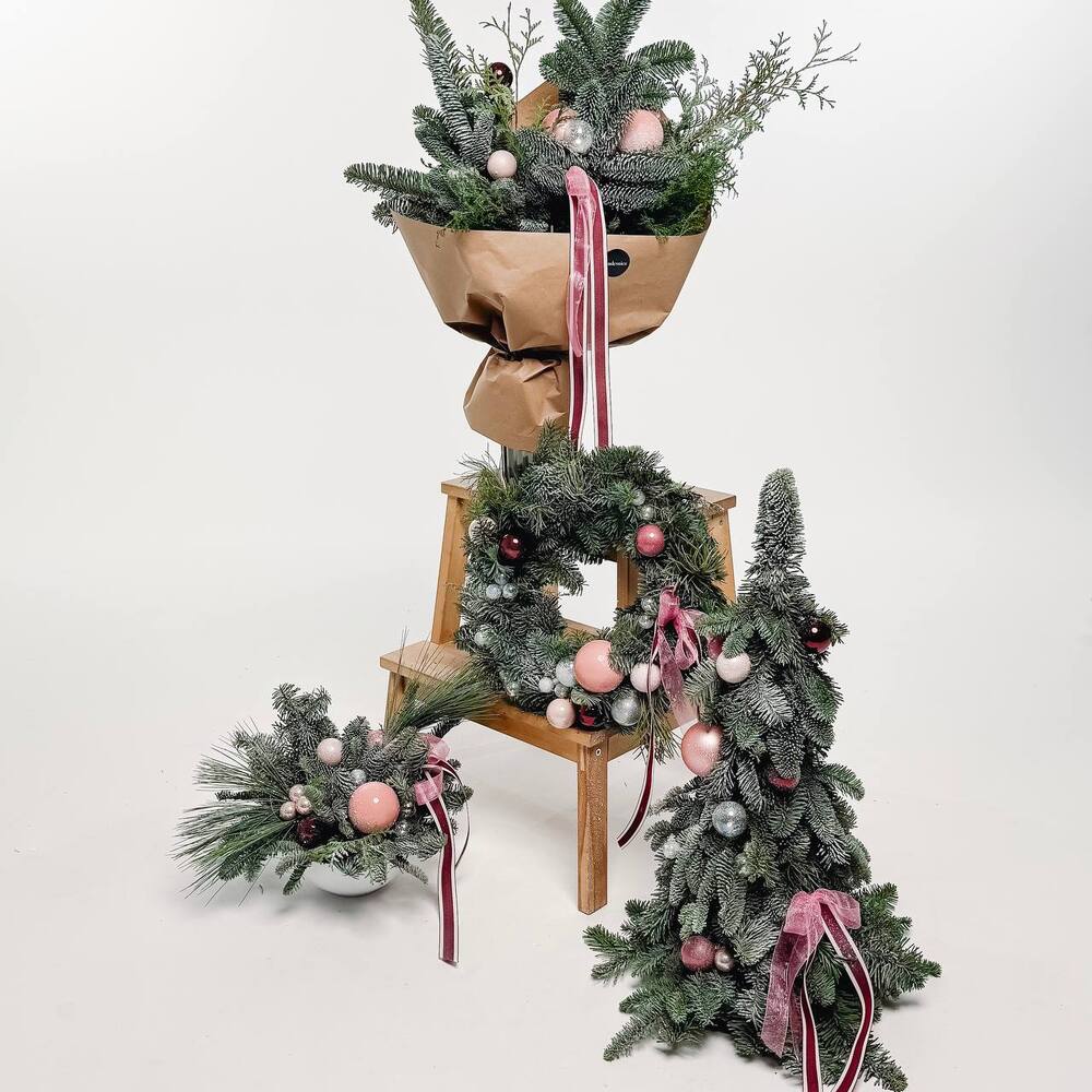 Новогодний сет "Розовая пудра"