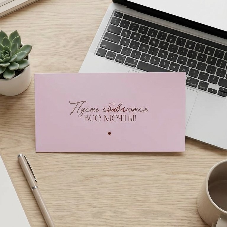 Конверт для денег "Пусть сбываются все мечты"