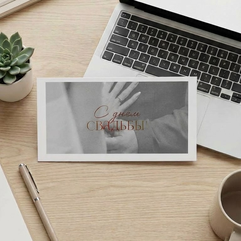 Конверт для денег «С Днем Свадьбы»
