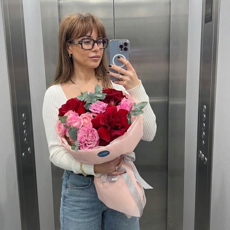 Букет "Я так кайфую от любви"