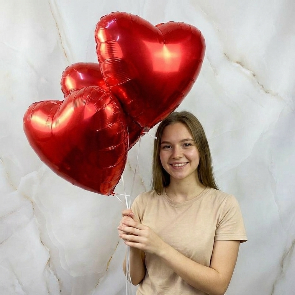 Сет шаров "Валентин" глянец