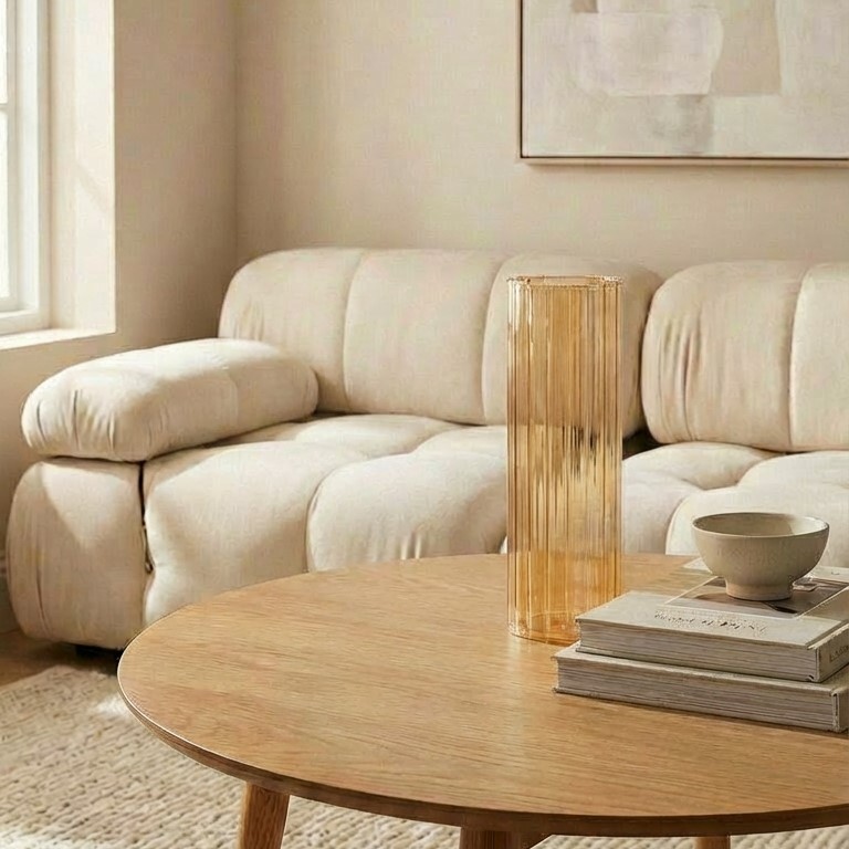 Ваза "Yellow strip"  30 см