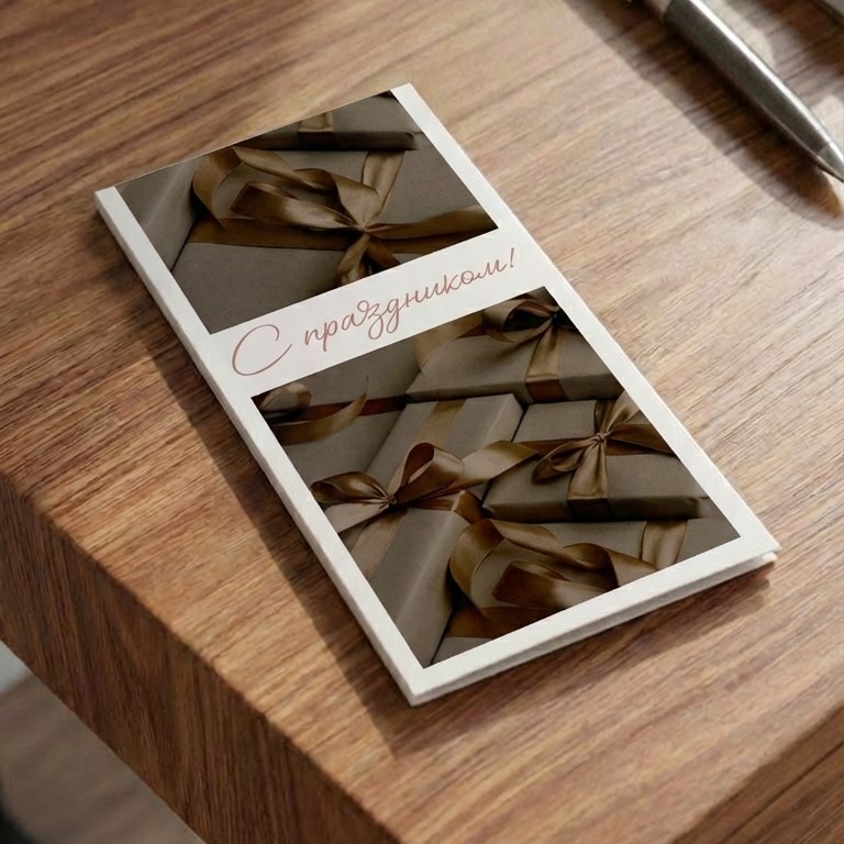 Конверт для денег «С праздником»