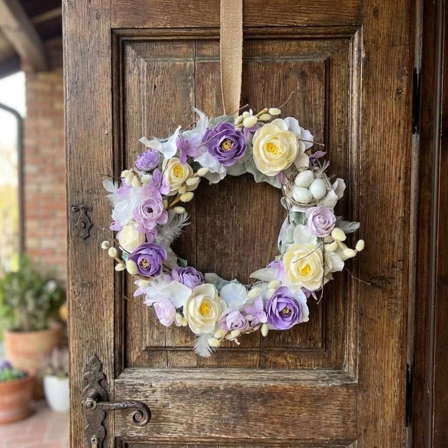 Пасхальный венок "Настроение"